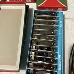 10 Packs Of BELL Nail Clippers All Brand New Inside The Box  Each box contains 12 clippers  Asking is price is $100.00