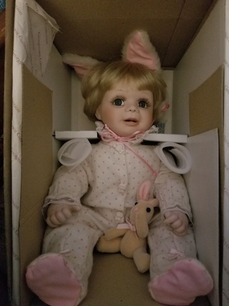 Bisque Porcelain Doll by Terri DeHetre