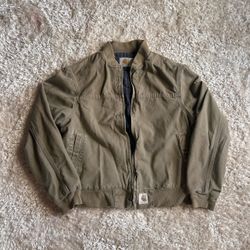Carhartt Flannel-Lined Canvas Work Jacket