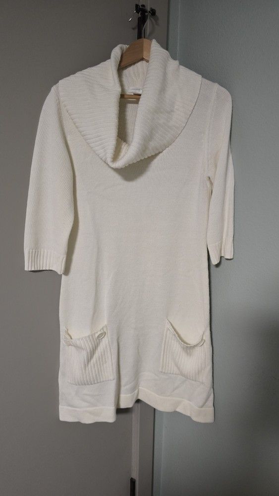 Cream Sweater Dress