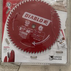 DIABLO 8 1/2" 60T FINE FINISH CIRCULAR SAW BLADE, NEW