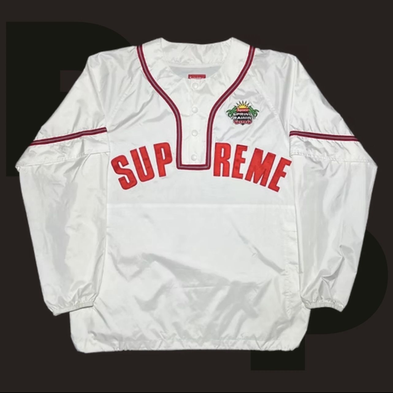 Supreme Snap-Off Sleeve L/S Baseball Top 【公式通販】