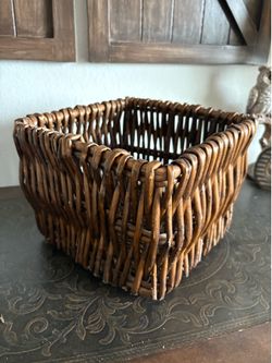 Square Wicker Basket
