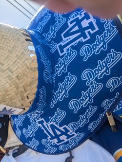 Dodgers Straw Hat Blue