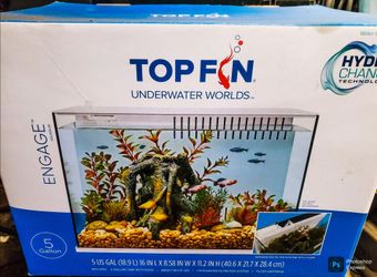 Top Fin 5 Gallon Aquarium