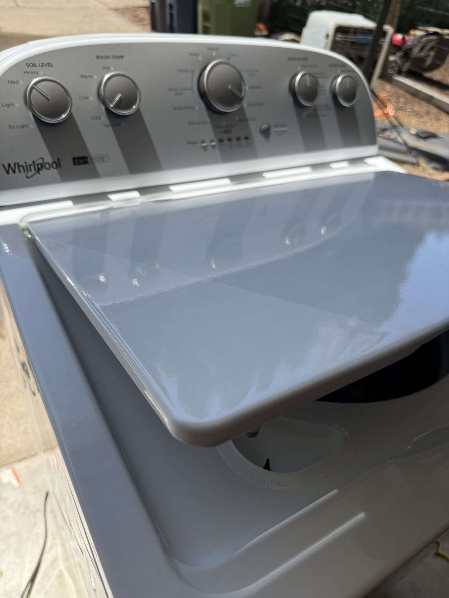 Whirpool Washer 2 In 1 Agitator—— Mismatched Cycles