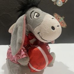 DISNEY EEYORE VALENTINE 7 INCH NEW PLUSH WITH TAGS
