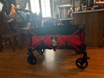 Mickey Mouse wagon.