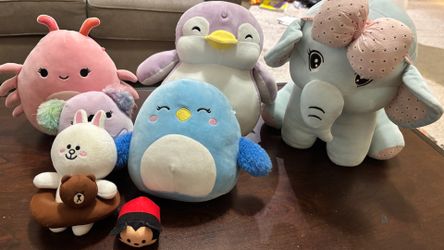 Plushies for sale. All for 15 dollars