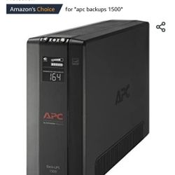 Black APC 1500 backup And Surge Protector 