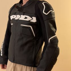 SPIDI Evorider 2 Leather Motorcycle Jacket - EU 50 / US Medium