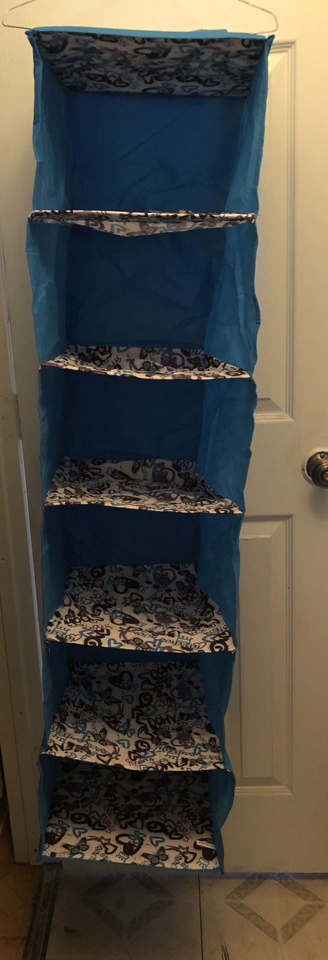 6 section Hanging Closet Organizer