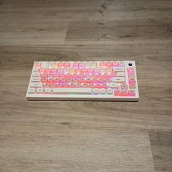 Womier Wk75 75% Percent Keyboard Pink 