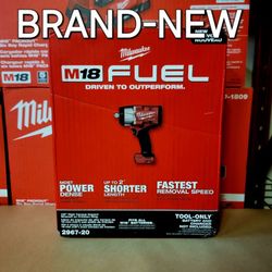 Milwaukee
M18 FUEL 18V Lithium-Ion Brushless Cordless 1/2 in. Impact Wrench with Friction Ring (Tool-Only)