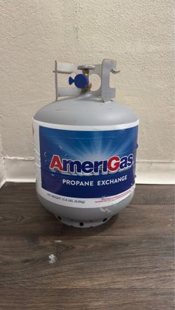 Propane tank half full