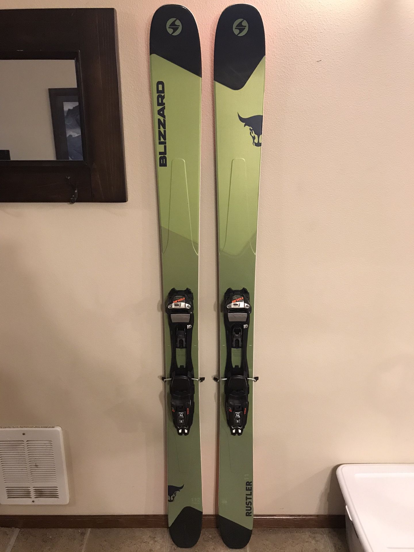 Blizzard Russler 11 Skis; Marker F12 Tour Bindings for Sale in Bow, WA  OfferUp