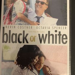 BLACK Or WHITE (DVD-2014) NEW! Kevin Costner + Octavia Spencer!