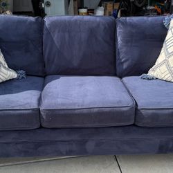 Beautiful Dark Blue Sofa