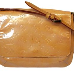 Louis Vuitton Thompson Street Vernis Patent Leather Orange Shoulder Women's Bag