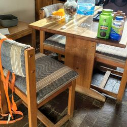 Dining table with 4 chairs
