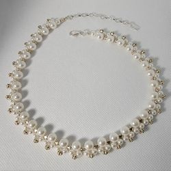 Bridal Adjustable Necklace. 