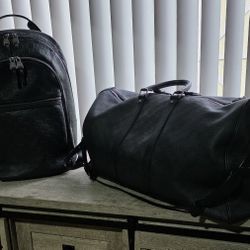 Louis Vuitton Backpack/Duffle Set