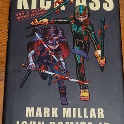Kick Ass Comic Book Hatd Cover Milkar Romita Marvel Hero Book Mask