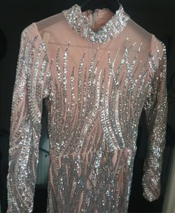 Women Fitting Evening Gown Sequences
