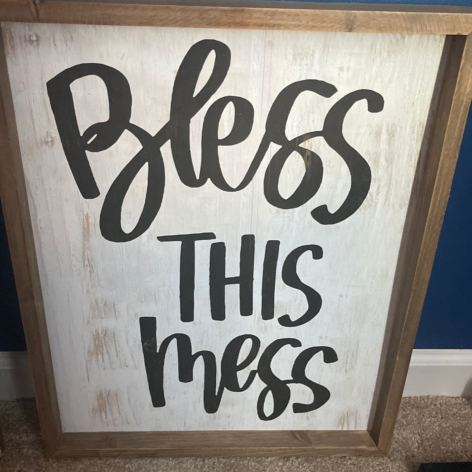 Hobby Lobby Bless This Mess Decor Sign
