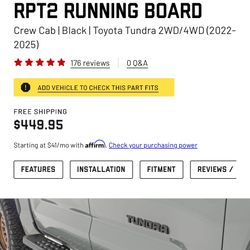 2025 Tundra Running Boards 