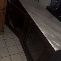 Marble top Cabinet 