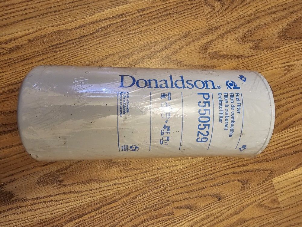 Donaldson Fuel Filter. P550529 Spin On (contact info removed)34 New In Plastic