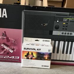 Yamaha PSR-E243 Keyboard And Survival Kit