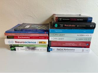 College Textbooks -  Math / Science / other