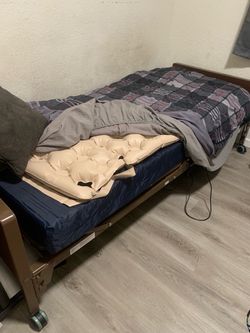 Ultra light simi electric bed