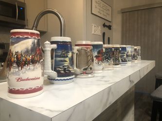 Budweiser Mug Collection