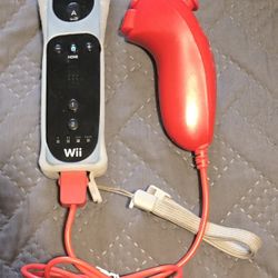 Original Nintendo Wii Controller With Nunchuk 