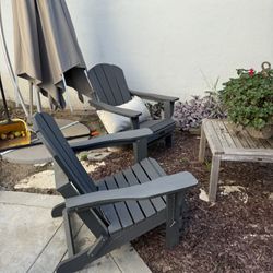 Four Adirondack Chairs- Sell 1PM