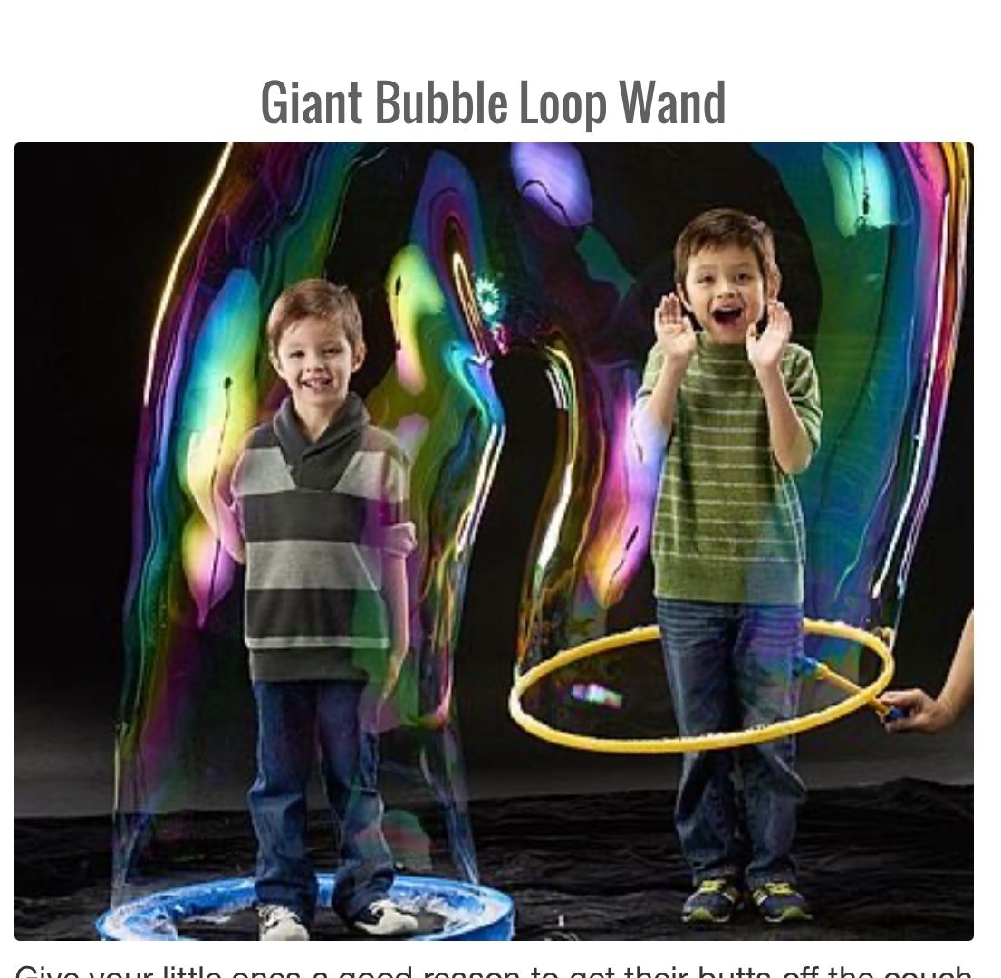 Giant Bubble Loop Wand