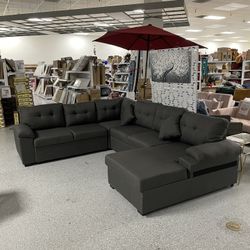 Sleeper Sofa Bed Sectional Couch With Storage Chaise
