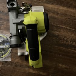 RYOBI ONE+ HP 18V Cordless Handheld Wet/Dry Masonry Tile Saw (Tool Only)