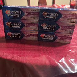 6 Packs For Crest 3D Toothpaste-NEW