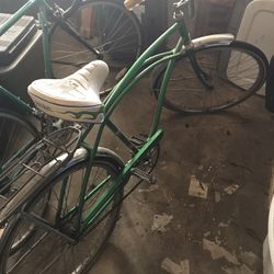 Vintage Huffy Justin Cruiser Bicycle Bike - Original Metallic Green 