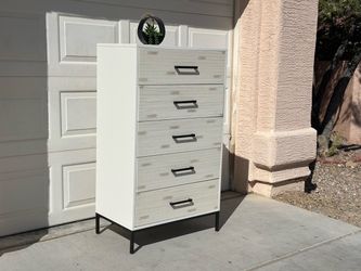 West Elm White Dresser Chest