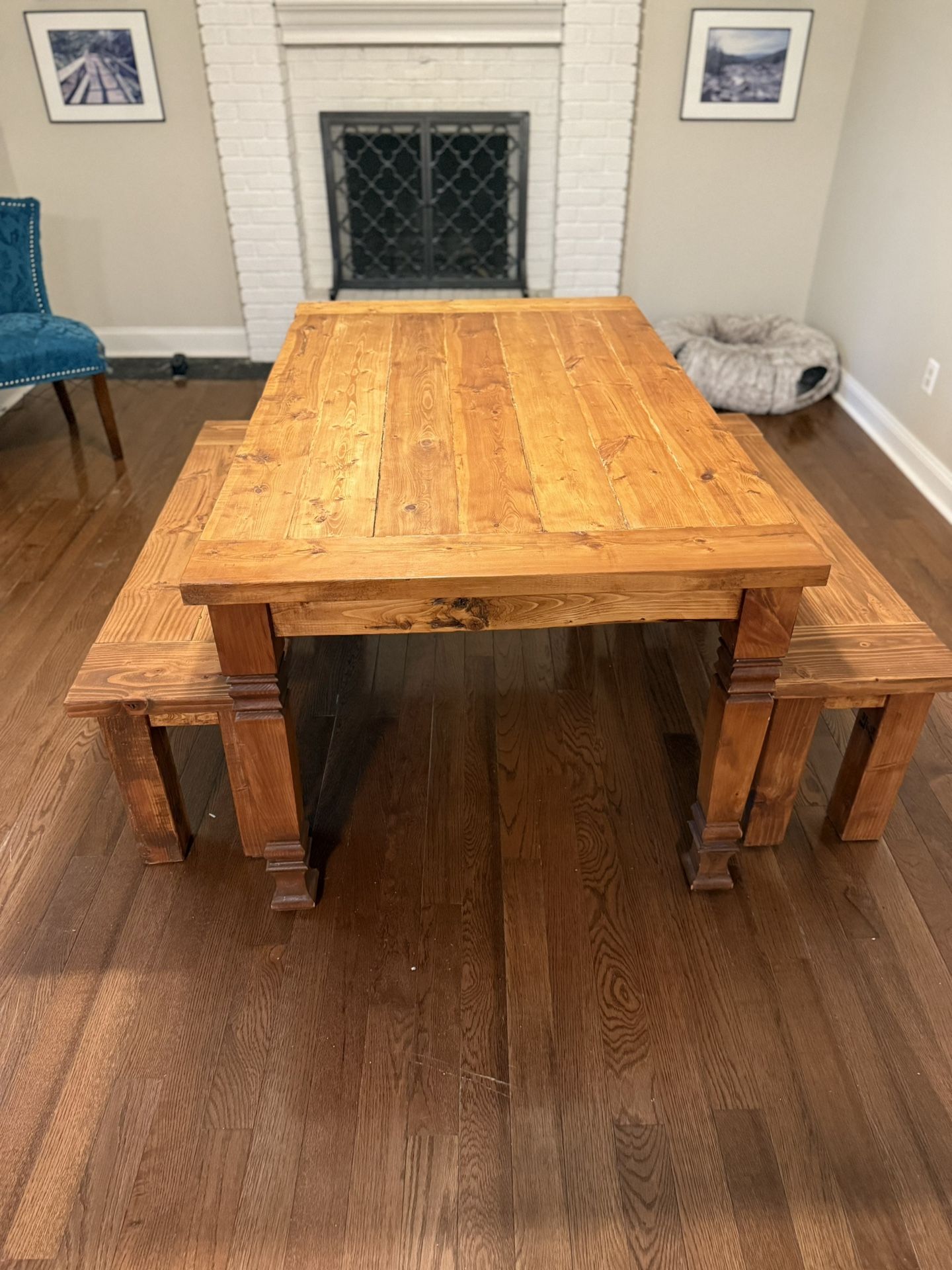 Dining Table And Benches