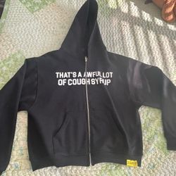 Awful Lot Of Cough Syrup Zip up Large