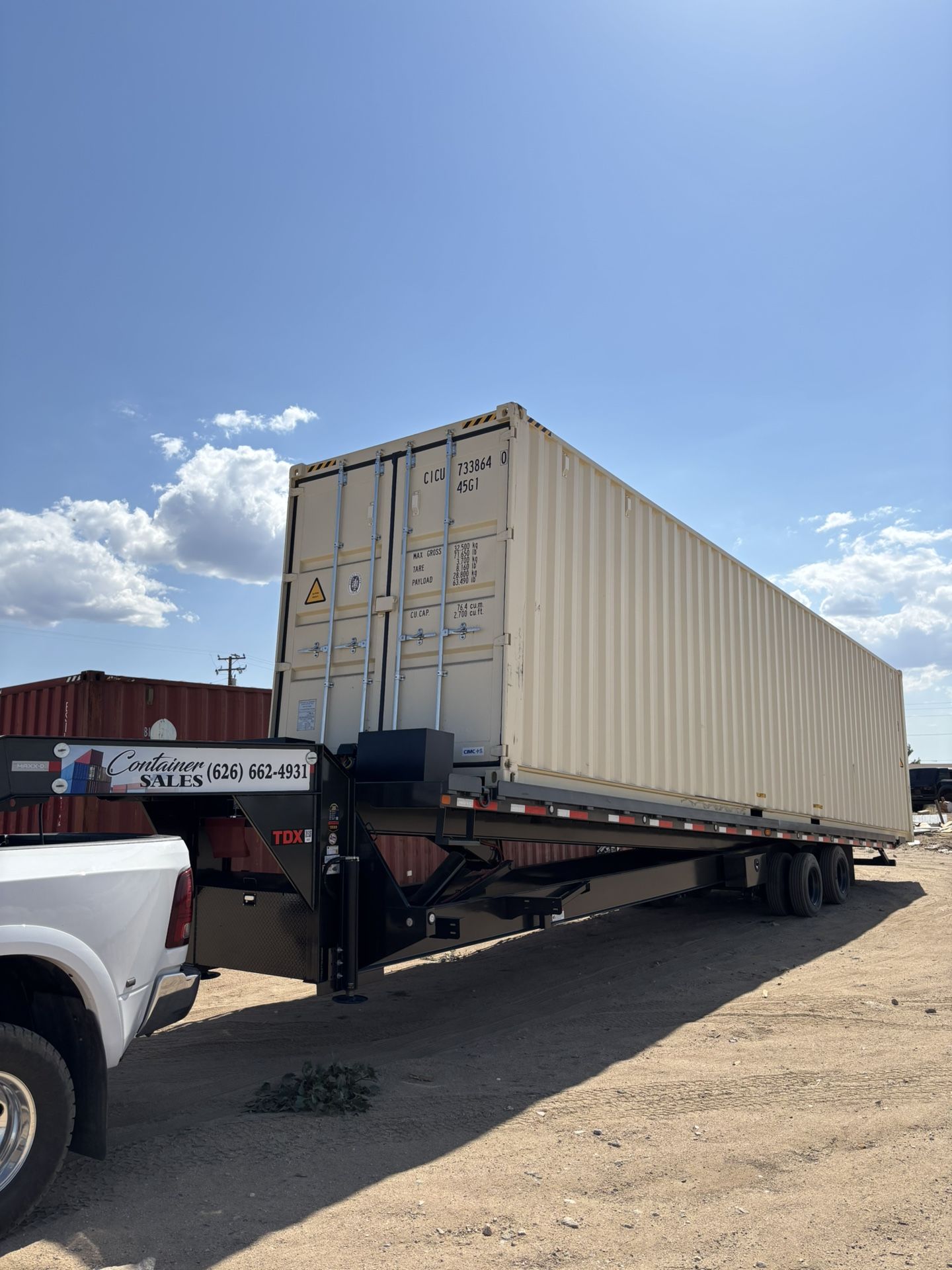 New One Trip 40’ Container
