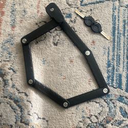 Metal Folding Bike Lock
