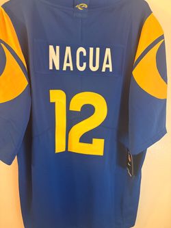 Puka Nacua #12 Los Angeles Rams Royal Blue Home Jersey