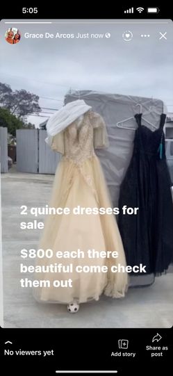 Beige And Black Quince Dress 